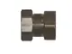 Doppelverschraubung aus Metall mit zwei hexagonalen Enden, geeignet für die Verrohrung von Kesseln und Speicheranlagen, Hersteller Oventrop.